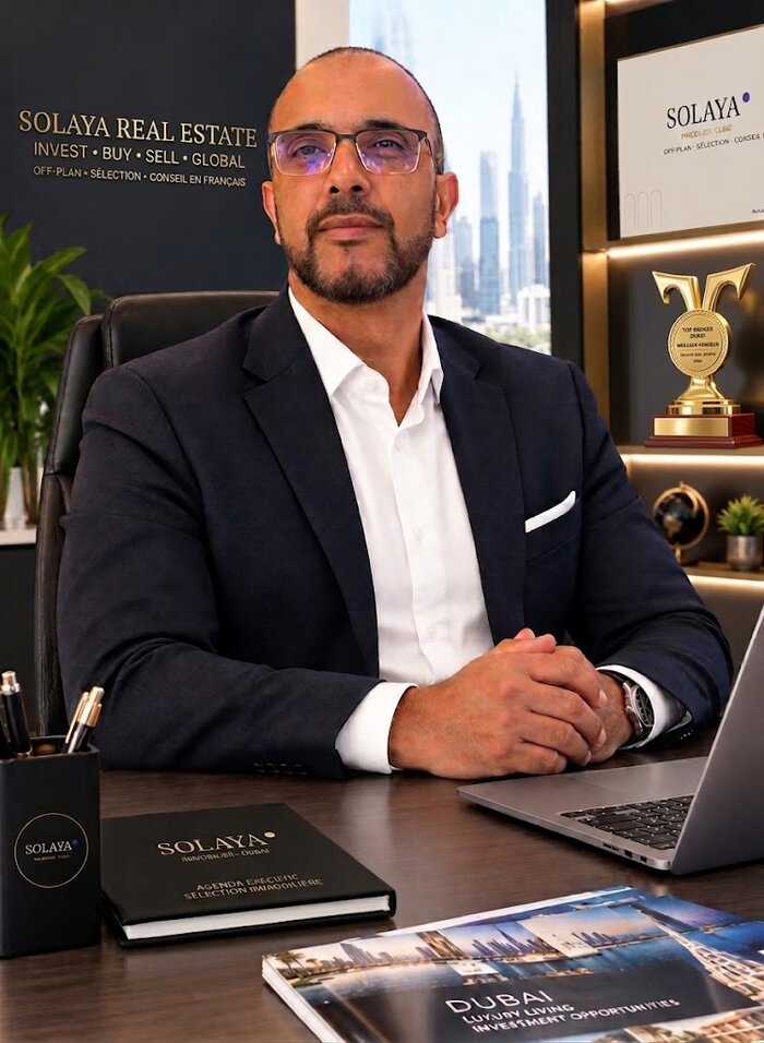 Mohamed, fondateur et conseiller en investissement immobilier chez Solaya Immo à Dubaï